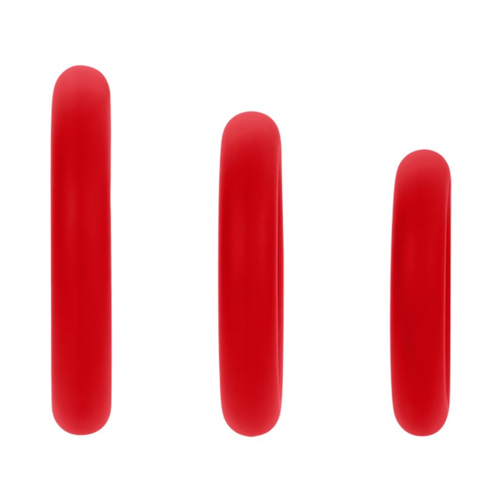 Forto F-61: 3 Piece C-ring Set 100% Silicone | SexToy.com