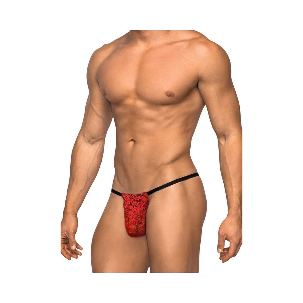 Male Power Stretch Lace Posing Strap One Size | SexToy.com